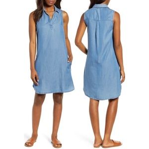 Beach Lunch Lounge Chambray Dress